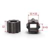 2Pcs Pneumatic Head Adapter Sleeve Actuator Connecting Sleeve Inner Square Outer Octagonal Sleeve Ball Valve Reducer Sleeves