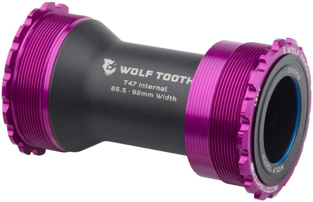 Wolf Tooth T47 Internal Bottom Bracket 29mm for SRAM Purple - -