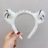 Plush Make Up Wash Face Women Hair Band Korean Style Head Hoop Hair Accessories Tiger Ear Headband