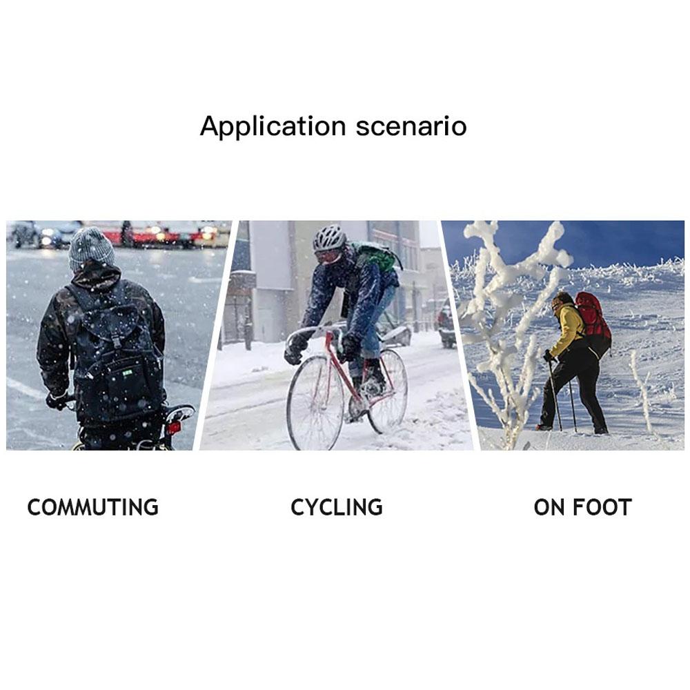 Black Winter Warm Fleece Gloves Waterproof Full Fingers Cycling Glove Outdoor Sports Running Hiking Motorcycle Snowboard Skiing Gloves Touch Screen.