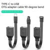USB C to USB 2.0 Adapter USB Adapter OTG Cable Connector USB C Male to USB Female OTG Cable for Laptop Computer Tablet