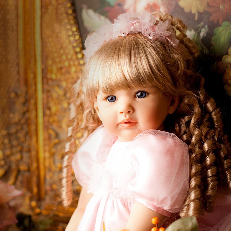 NPK 60cm Pink Princess Reborn Toddler Doll