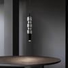 Nordic Creative Pendant Light - Designer Black & Gold Art Glass for Bedroom or Restaurant