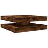 Rotating Coffee Table Smoked Oak 90 X 90 X 34.5 Cm