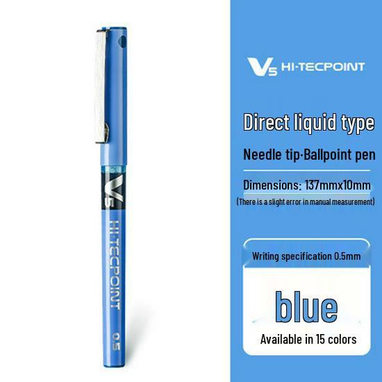 Pilot Gel Rollerball Pen BX-V5/7 Needle Tip Colored Signature Pen for Students