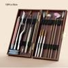 Eco-friendly Ear Picking Tool Set Gentle Goose Feather Massage Stick Polished Ear Scoop for Daily Ear Health Care