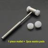Marteau de maillet d'os d'implant dentaire avec le tampon remplaçable outil d'extraction chirurgical dentaire polyvalent outils de dentiste