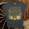 Happy Little Garden Floral Botanical T-Shirt | Cottagecore Gardening Tee
