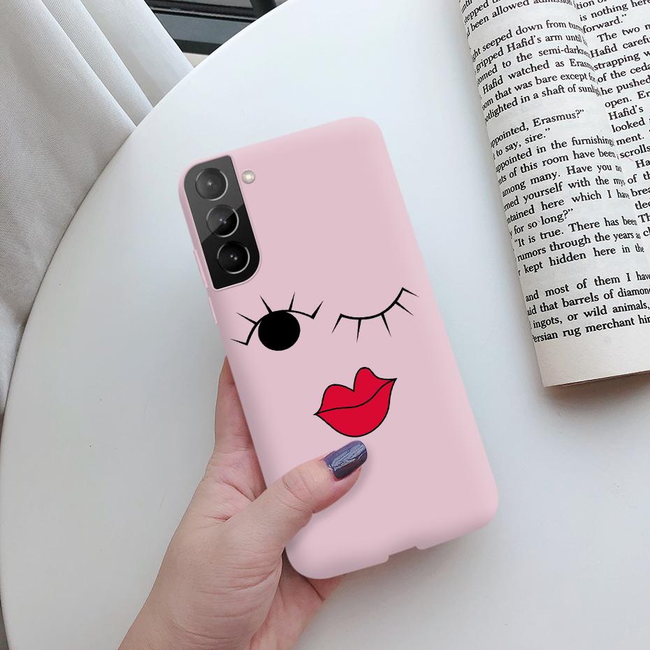 For Samsung Galaxy S21 Plus Ultra 5G Case Cute Painted Silicone Soft Protective Phone Cover for Samsung S 21 S21 plus ultra Case