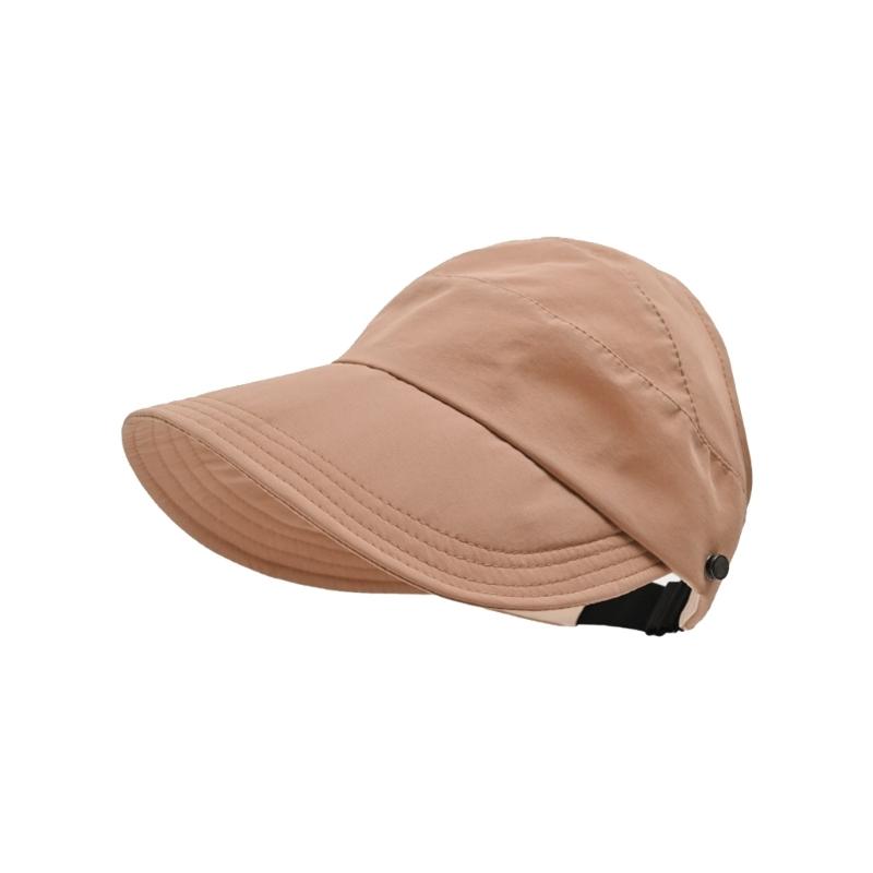 Sun Protective Ponytail Hat for Girl Women Sunproof Hat Sport Beach Hat Breathable Outdoor Baseball Hat Camping Visor Hat