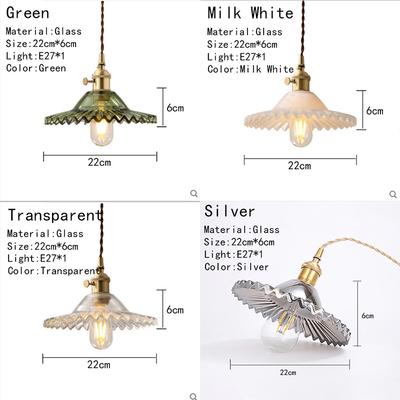 Nordic Simple Restaurant Lamps for Living Room Led Lights for Room Bedroom Amber Glass Led Lights for Room