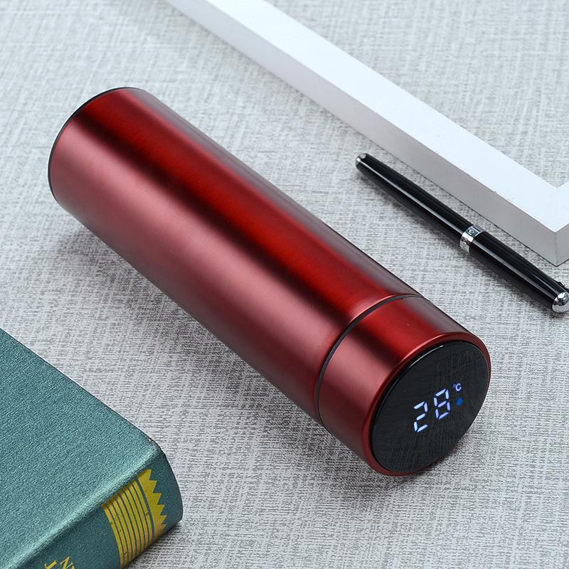 Vacuum Cup Intelligent Temperature Water Cup Wholesale 304 Stainless Steel Vacuum Straight Cup Business Gift Cup