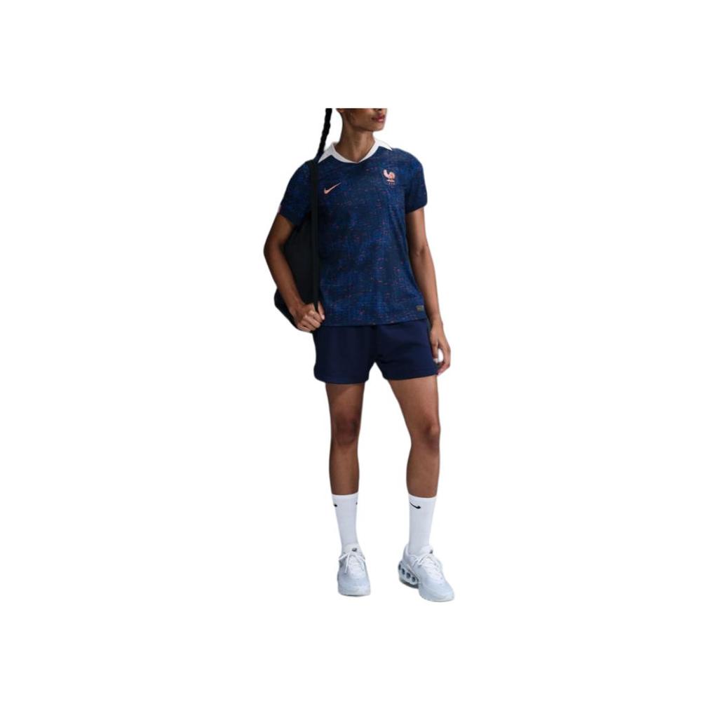 Nike Logo Kurzarm V-Ausschnitt Regular T-Shirt Damen Oberteile FZ9130-492