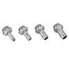 6 PCS PC Wasserkühlung Two-Touch-Fitting G1/4 Gewinde Barb Stecker für Rohr