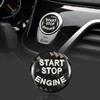 Car Engine Start Button Cover Carbon Fiber Compatible For BMW X3 F30 F10