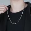 2024 Korean Style Unisex Stainless Steel Pendant Necklace - Trendy & Personalized