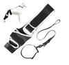 Adjustable Dog Leg Brace Support with Removable Stiffening Strips and Collar Strap for Pet Limb Protection and Stability HT2 Model