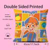 Kwaii Anime B-Blippis Pillow Case Anti-Dustmite Pillowcase Invisible Zipper Silky Short Plush Sofa Cushion Cover