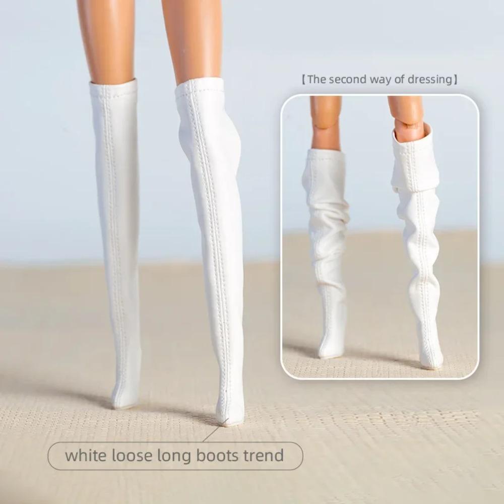 32cm Supermodel Doll High Heels Ankle Boot 1/6 BJD Shoes Accessories Wearable Princess Girl Doll Shoes DIY Toys Collector