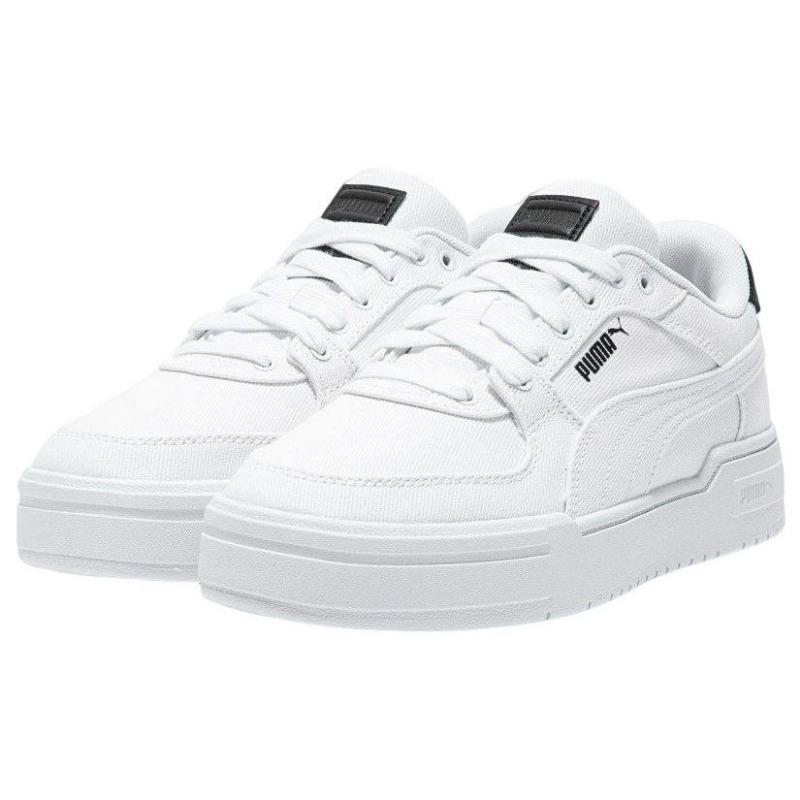 PUMA Ca Pro Canvas Unisex Low Canvas Skate Shoes White Black 390127-01