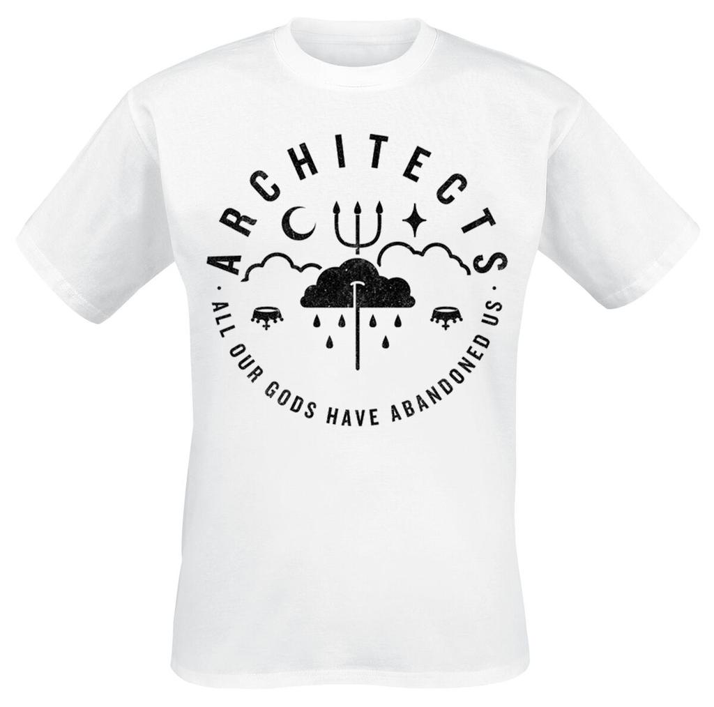Pop Architects Graphic Cotton Band Shirt Unisex Summer Short Sleeve Fashion Brand Tee Luxury Casual Vintage