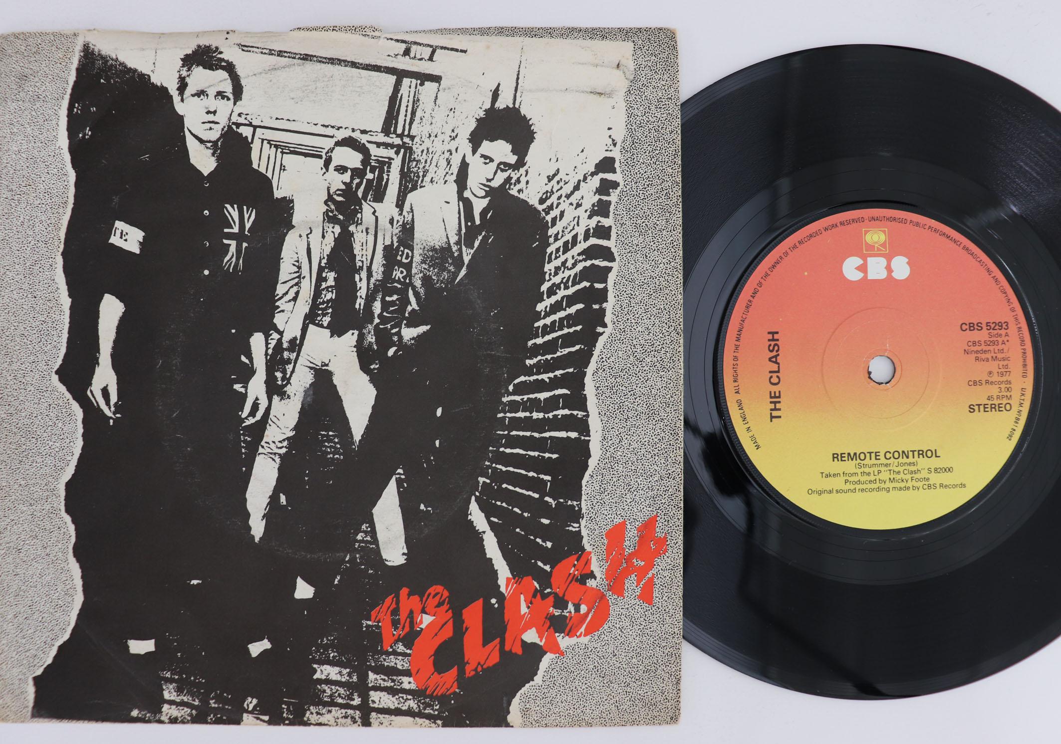 

7inch Record CLASH - Remote Control CBS5293 CBS 1977 UK Rock Used