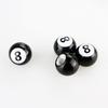 ABS Plastic Tire Valve Caps Black Ball 4pcs Standard Stem Universal Car Motorcycle Truck Bicycle Auto Accessoires for Toyota ...