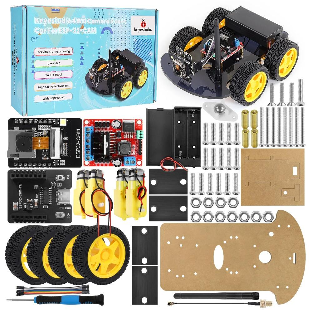 NEW Keyestudio 4WD&2WD ESP32-Cam Robot Car