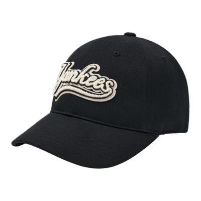 MLB Cotton Polyester Baseball Caps Unisex Black Fashion 3ACPVF04N-50BKS