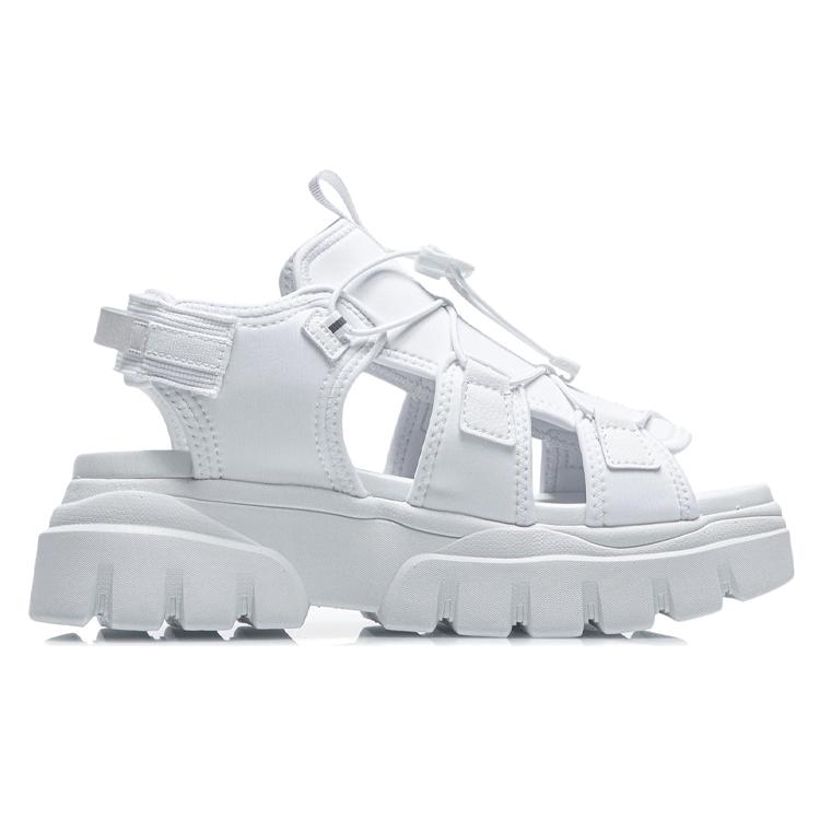 Li Ning LN Wandersandalen für Damen, Standardgröße, Weiß, AGUR016-2