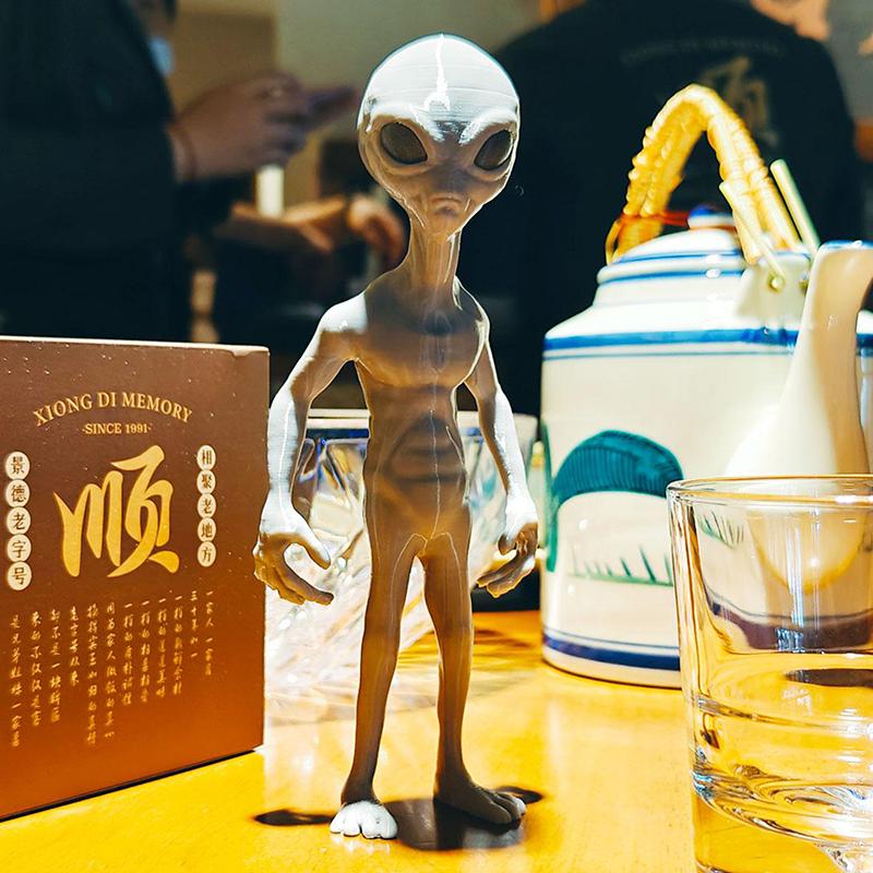 3D Alien Model Great Halloween Or Sci-Fi Gift Unique Creative Collectibles Anime Models Home Decor Tabletop Ornaments Gifts