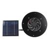 Solarbetriebener Abluftventilator 10W Solarmodul Hocheffizient Geräuscharm Solar-Lüftungsventilator für Gewächshaus Tierhäuser