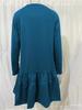 Winter Langarm Home Lose Rundhals Rüschen Kleid Damen Pullover