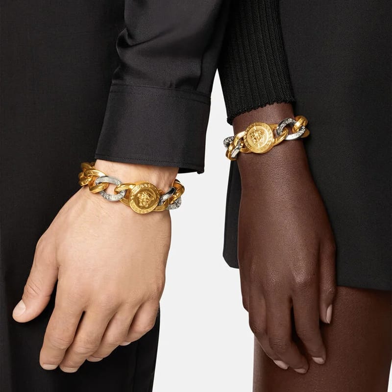Versace Medusa Chain Linked Bracelet DG08452-DJMT-KVOP