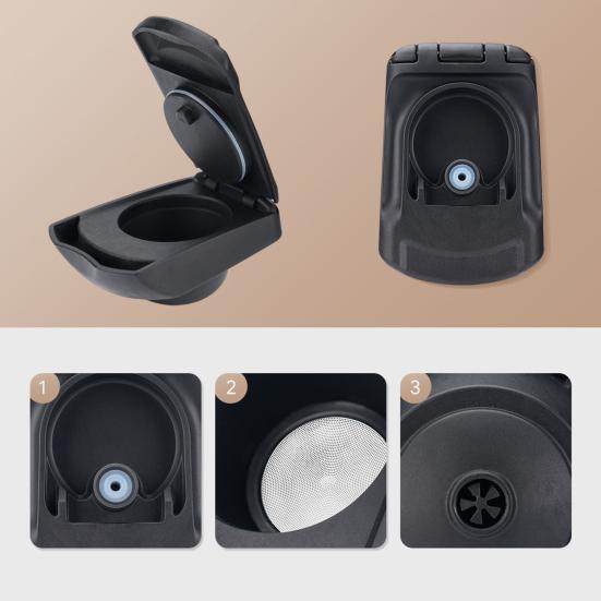 Reusable Coffee Capsule Holder for Dolce Gusto DG325 Machine Refillable
