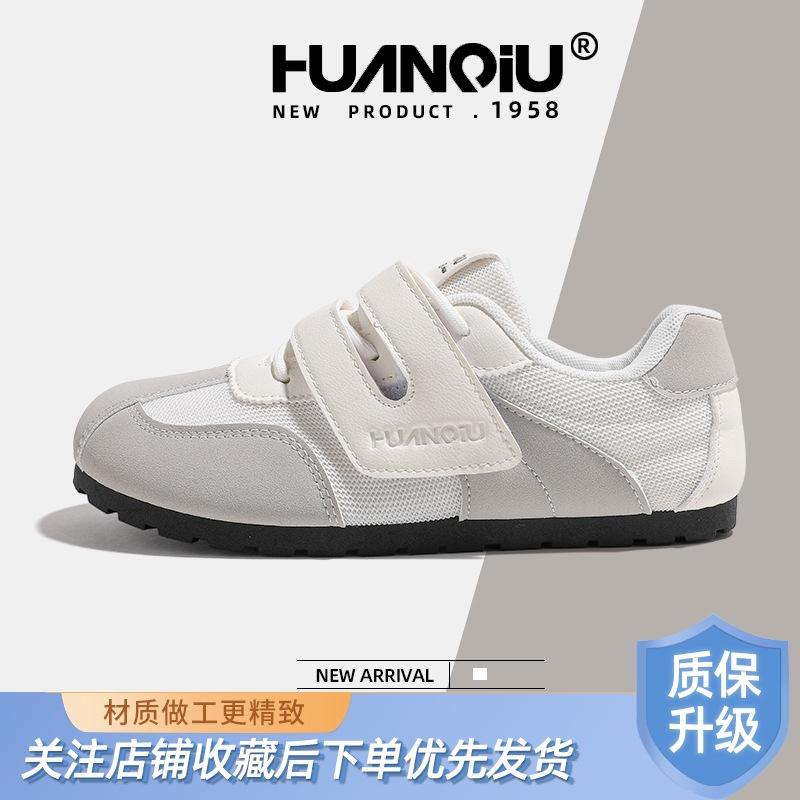 Global mesh versatile little white shoes women's KMXFX8093 summer new breathable niche student moral training shoes women