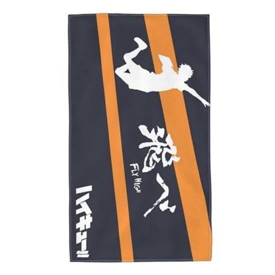 Hair towel microfiber sports ultra-fine fiber machine washable 40x70cm (Haikyuu)