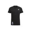 Nasa Reflective Stripe Running Crew Neck T-Shirt Men Tops Black GP5803