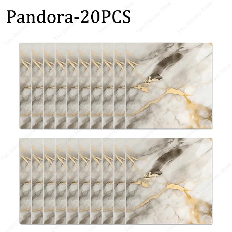 30×30cm Thickened Self-adhesive Decor Wall Sticker Marble Tile Floor Sticker PVC Waterproof Toilet Kitchen Home Floor