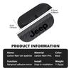 2Pcs Universal Car Carbon Fiber Rearview Mirror Rain Eyebrow For Jeep Grand Cherokee Wrangler JK Renegade Gladiator Compass
