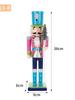 Colorful Candy Style Wooden Nutcracker Ornament