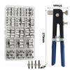 Threaded Rivet Nut Kit Mixed Aluminum Alloy Rivet Nut Gun Set M3 M4 M5 M6 M8