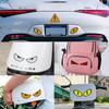 2pcs Car Reflective Safety Warning Tape Cat Eyes Pattern Night Driving Safety Decals for Auto Truck Motorcycle Reflector Sticker