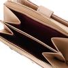 L-shaped zipper folding wallet