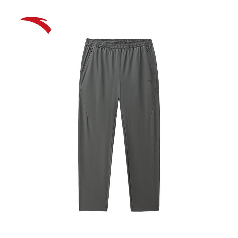 Anta Men s Quick-Dry Straight-Leg Sports Pants S