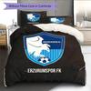 Erzurumspor FK Pattern Bedding Quilt Set  Home Decoration  Gift (1 * duvet cover + 2 * pillowcase  without core)