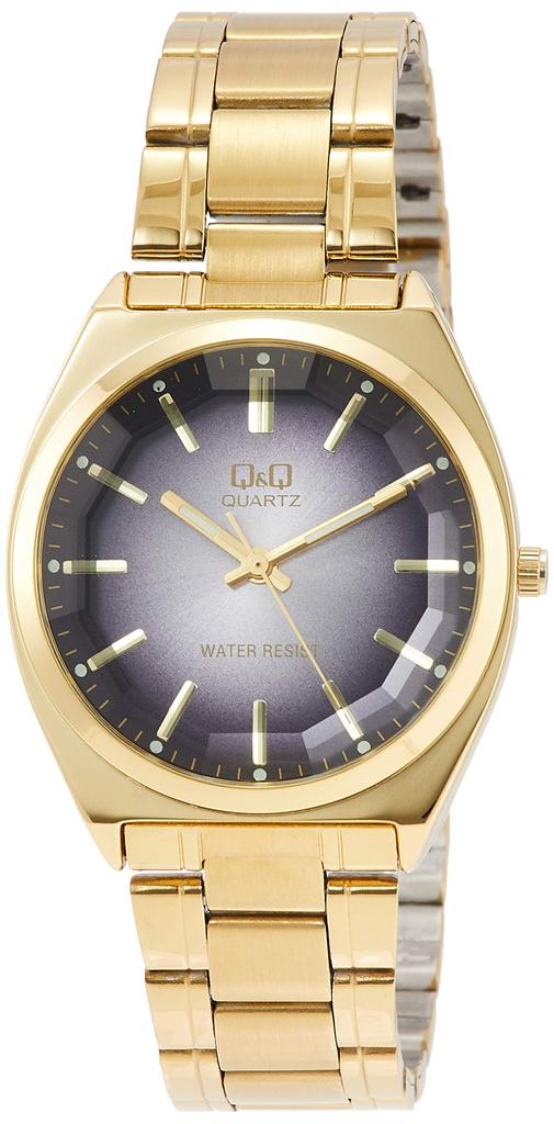 Watch Analog Waterproof Metal Band Black [Citizen Q&Q] QB78-002 Men's