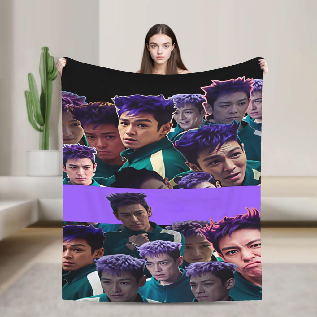 Singer TTAEYANG Blanket Super Soft Comfortable Plush Throw Blanket For Couch Bed Camping Flannel Bedspread Bed Cover