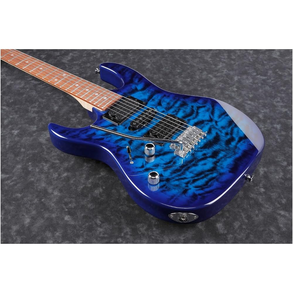 IBANEZ Gio GRX70QAL Left Handed - Clear Blue Burst