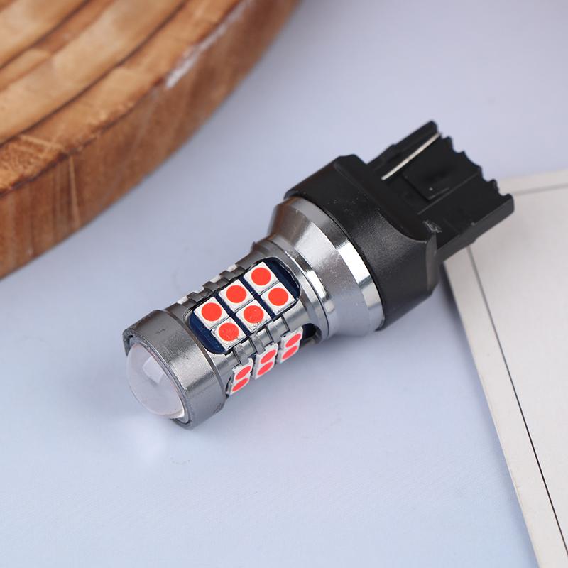 1Pc T20 Led 7440 7443 Led Wy21W W21W Led Bulbs Car Led Bulbs Signal Lamp T20 27Smd 3030 Backup Brake Reverse Parking Lamp